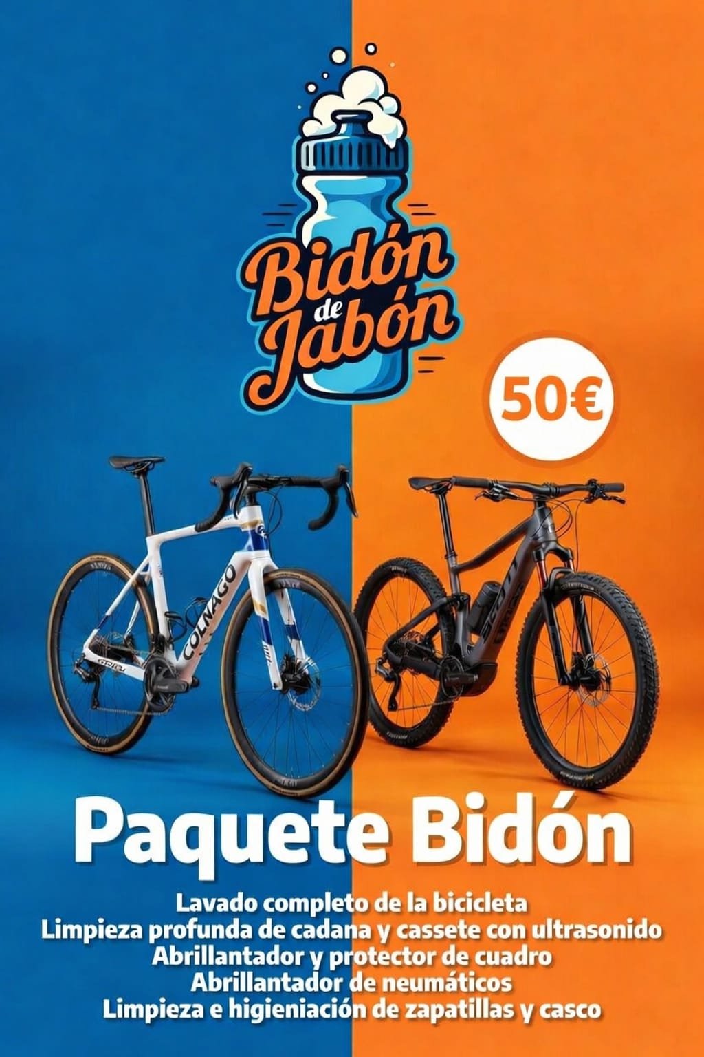 Paquete Bidón - Servicio completo